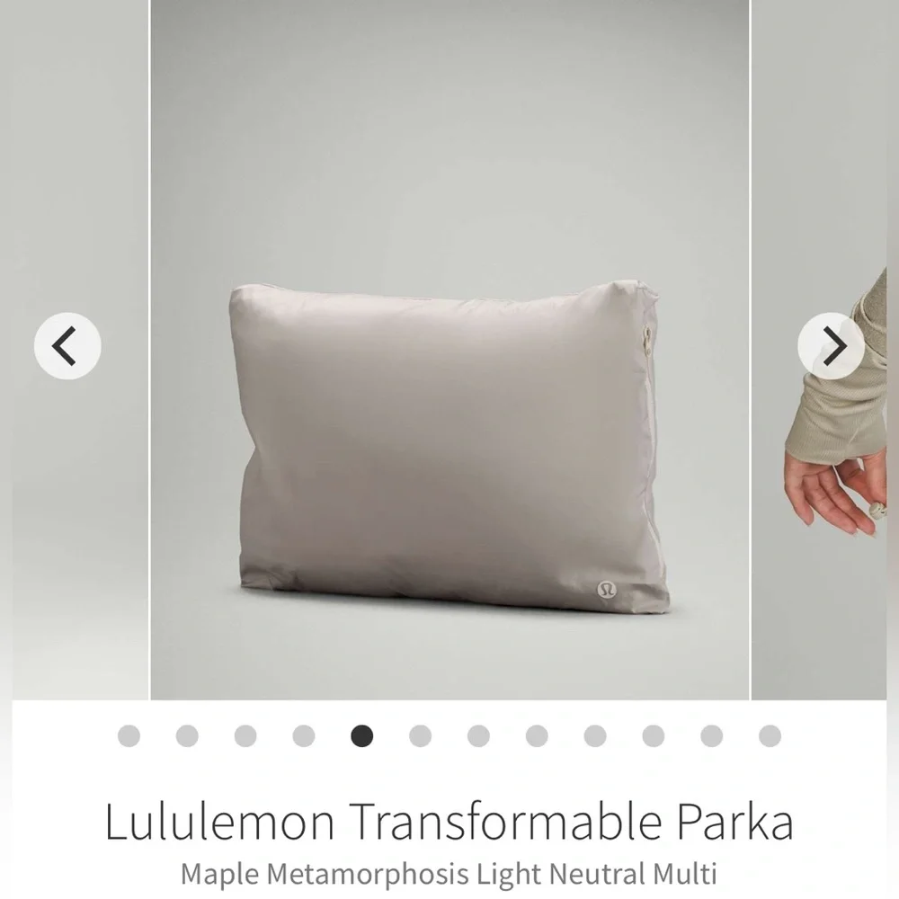 lululemon athletica Light Gray Marble-Print Puffer Vest - Picture 14 of 16